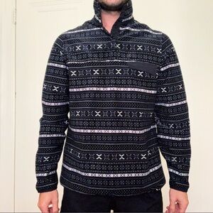 Jachs New York Cabin Collection Cozy Mock Neck Fleece Pullover Men’s Swea